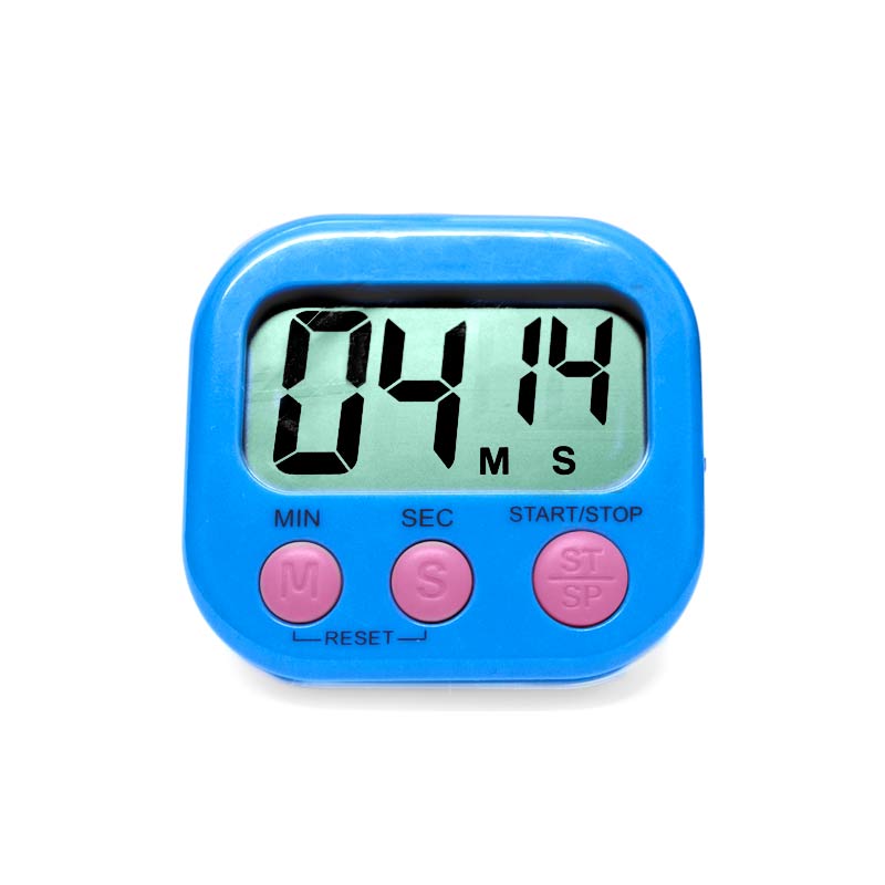 Timer Digital De Cocina Números Grandes Con Imán Y Sujetador